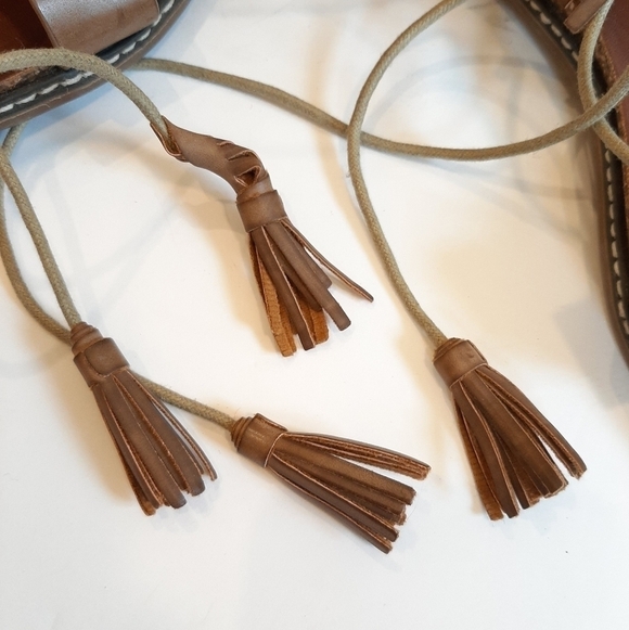 🌟Host Pick Corkys Nude Boho Lace Up Gladiator Sandals with Fringe Size 37 - Picture 12 of 12